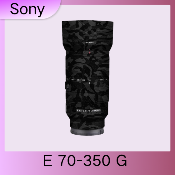 Lentes Sony E70-350F4.5-6.3 G OSS  - Pele câmera, adesivo câmera - com alta resistência a arranhões, à prova d'água e com design elegante.